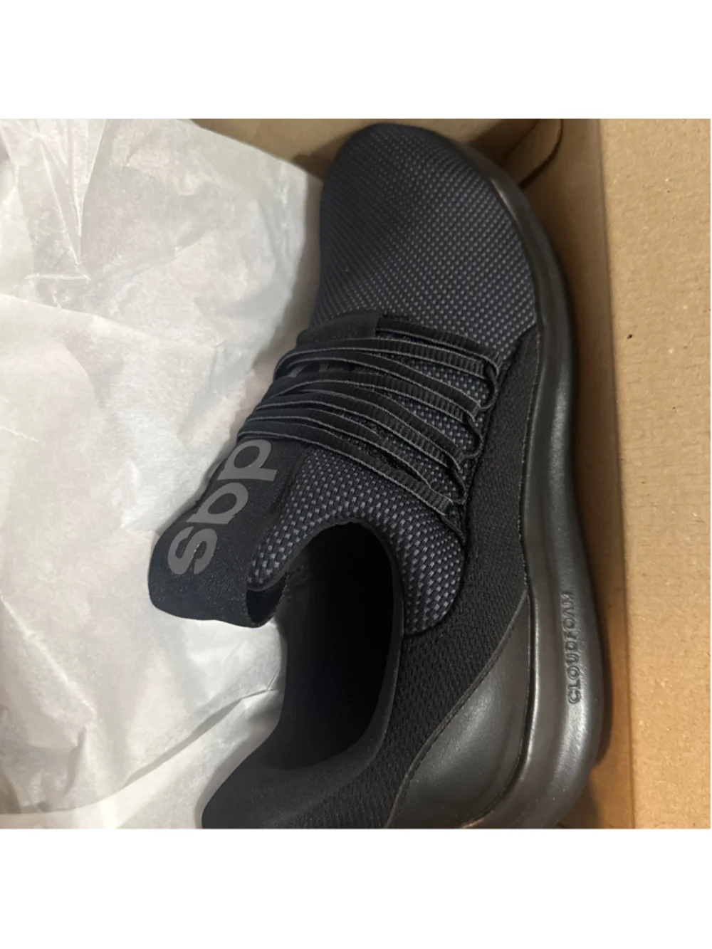 Men's Adidas Lite Racer Adapt 7.0 Sneakers Black Size 9